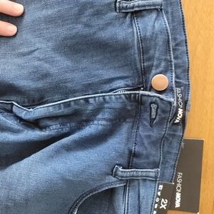 luxe glam high waist skinny jeans